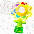 Sunflower Bubble Machine for Kids, 25,000+ Bubbles, 3 Modes, LED Bubble Maker Toy for Toddlers 3+